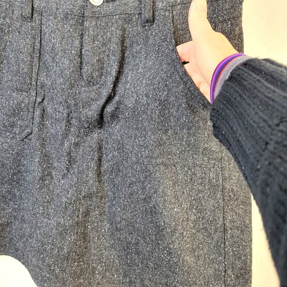 Woolrich Woodlyn Skirt Women's 8 Gray A Line Wool Silk Blend Academia Outdoor - Picture 4 of 12